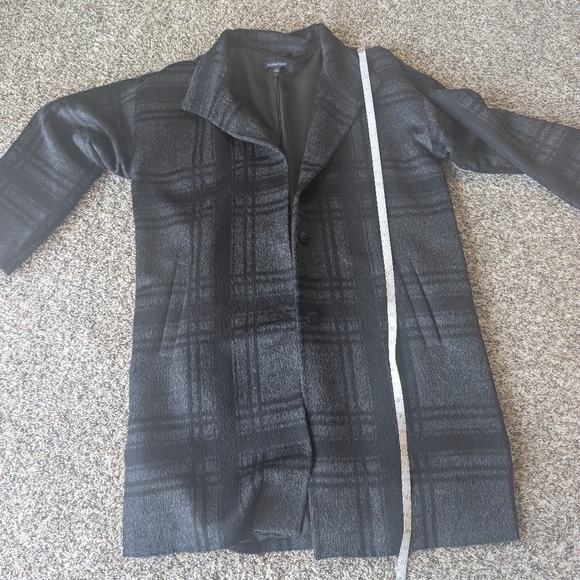 Eileen Fisher Charcoal Suri Alpaca and Wool Coat - Picture 13 of 14
